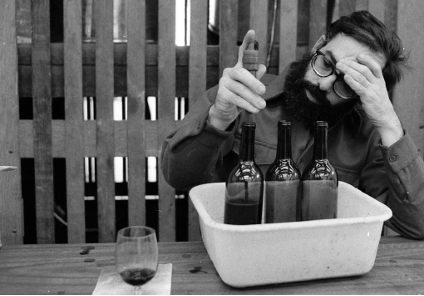 Francis Ford Coppola making wine